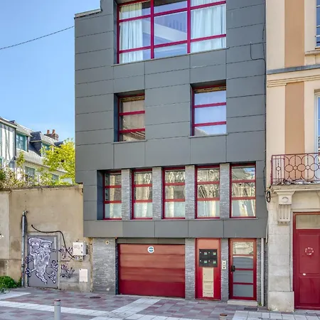 Апартаменти Archiduck Votre Maison Terrasse Parking Руан